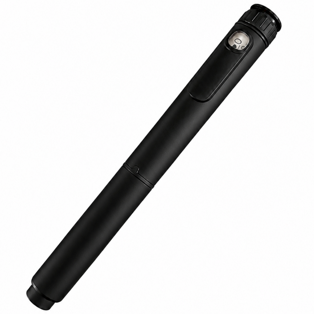 Reusable Peptide Pen – V4 Matte Black, 3ml 60IU
