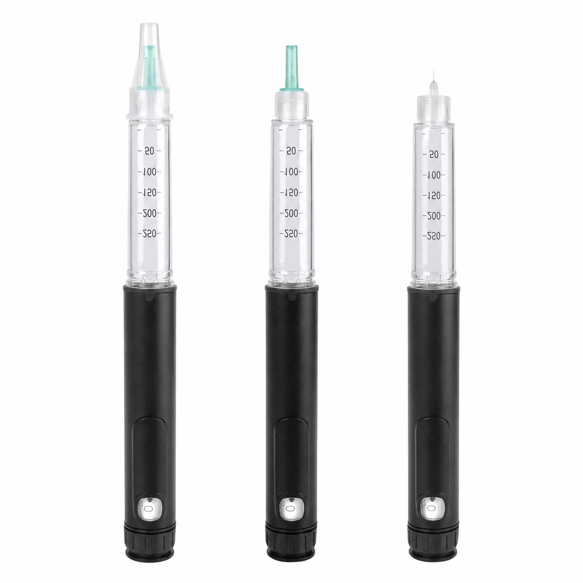 Reusable Peptide Pen – V4 Matte Black, 3ml 60IU