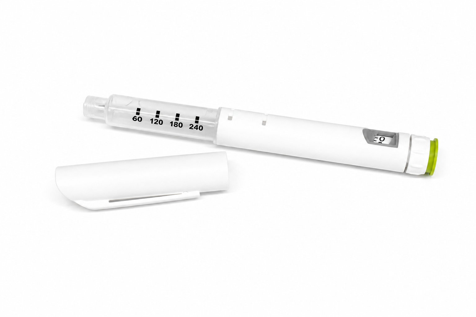 Empty Disposable Peptide Pens - Green Tip (60IU/3ml)
